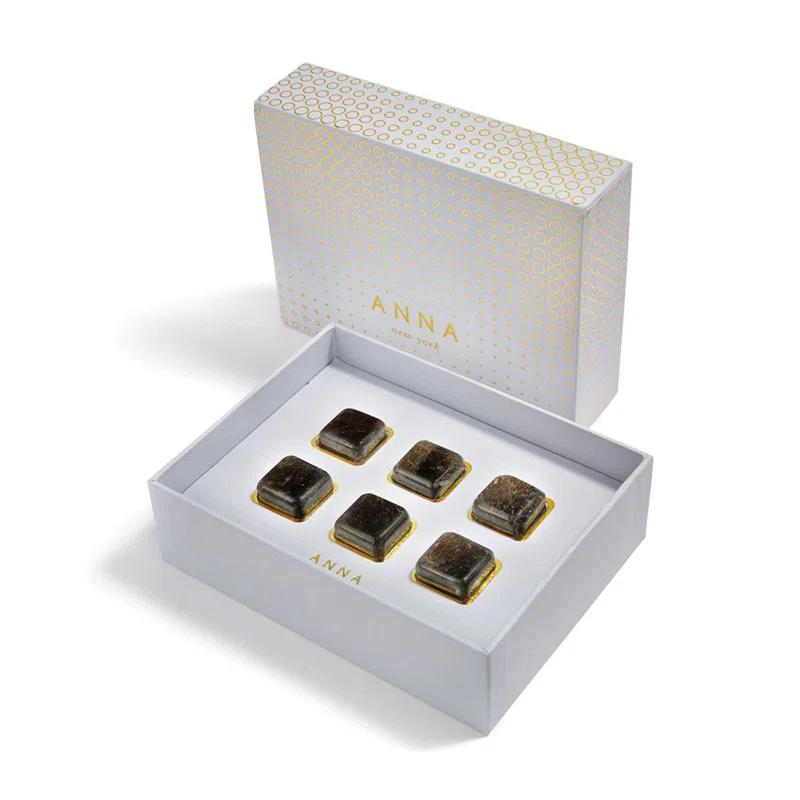 ANNA New York Vida Gemstone Whisky Cubes (Set of 6)