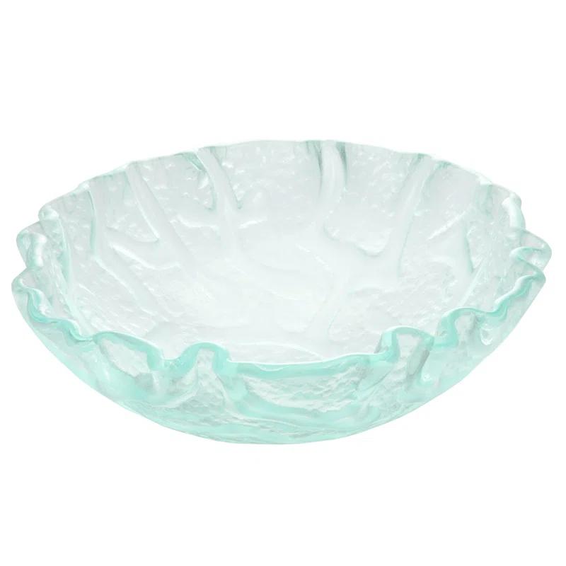 Eden Bath 16.5'' Clear Tempered Glass Specialty Bathroom Sink