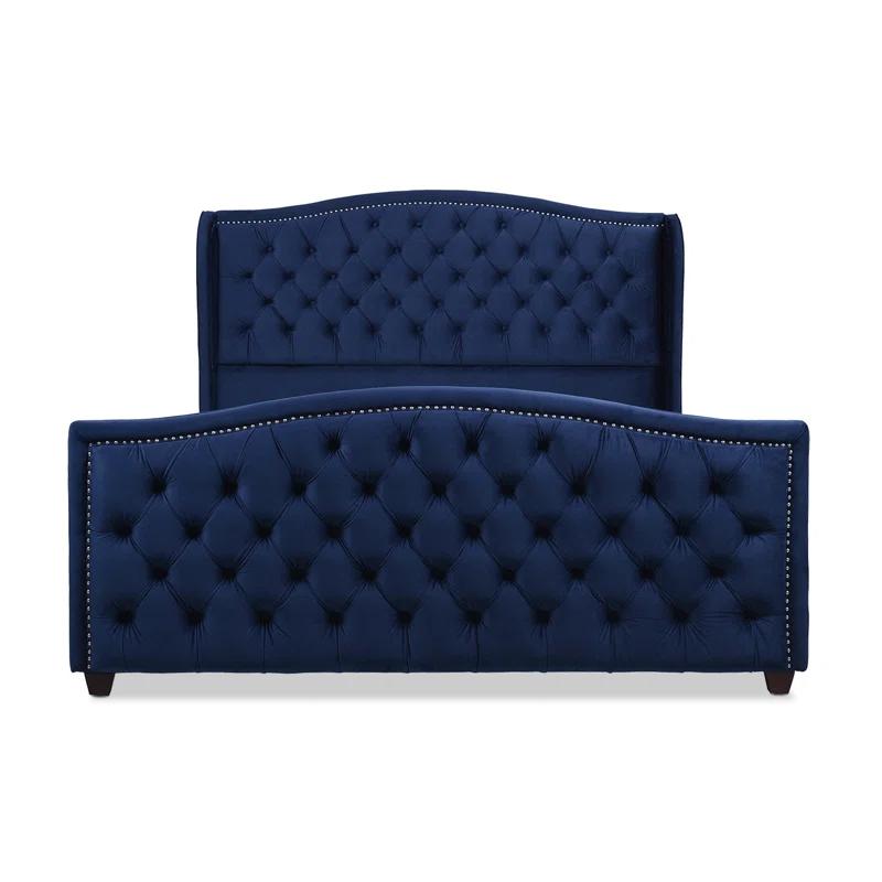 Coleman Upholstered Wingback Bed
