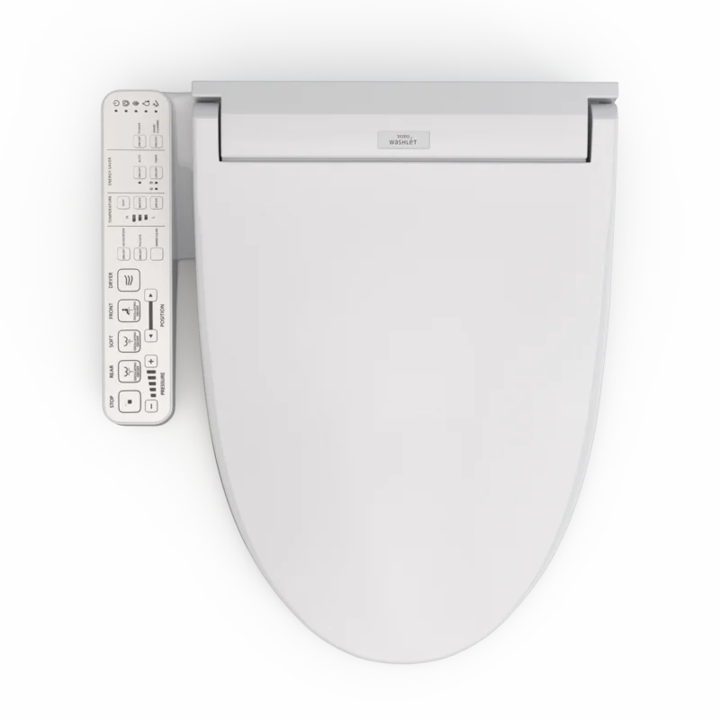 Sedona Beige Modern Electric Bidet Toilet Seat with Eco-Friendly Features