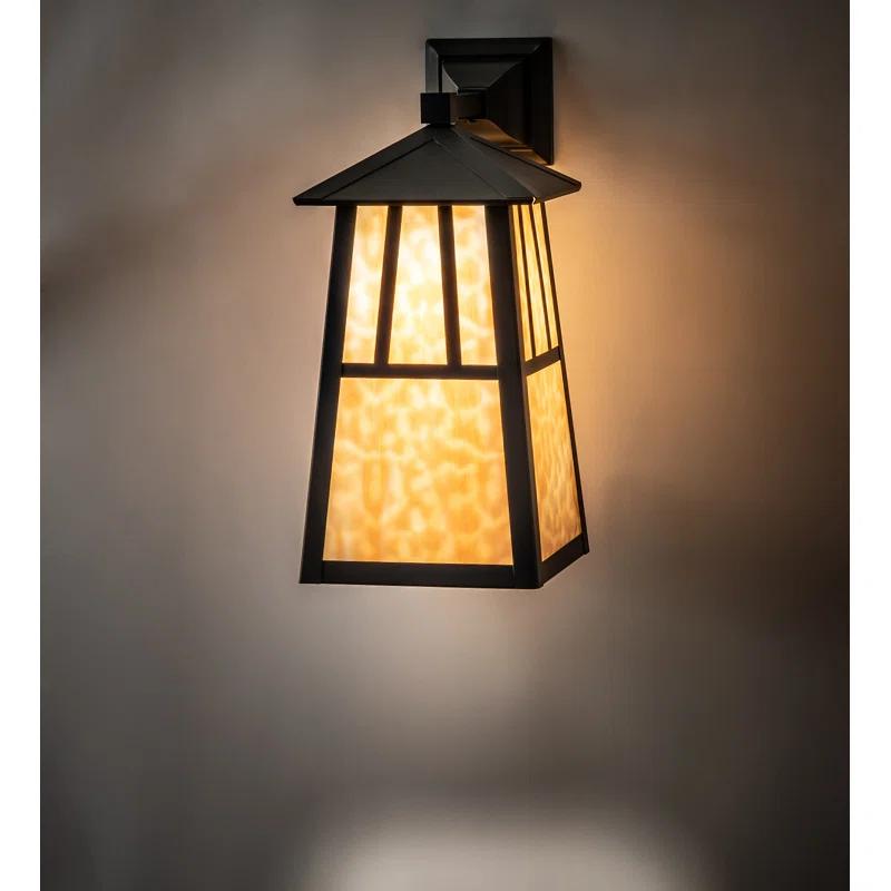 Craftsman Solid Brass Armed Sconce