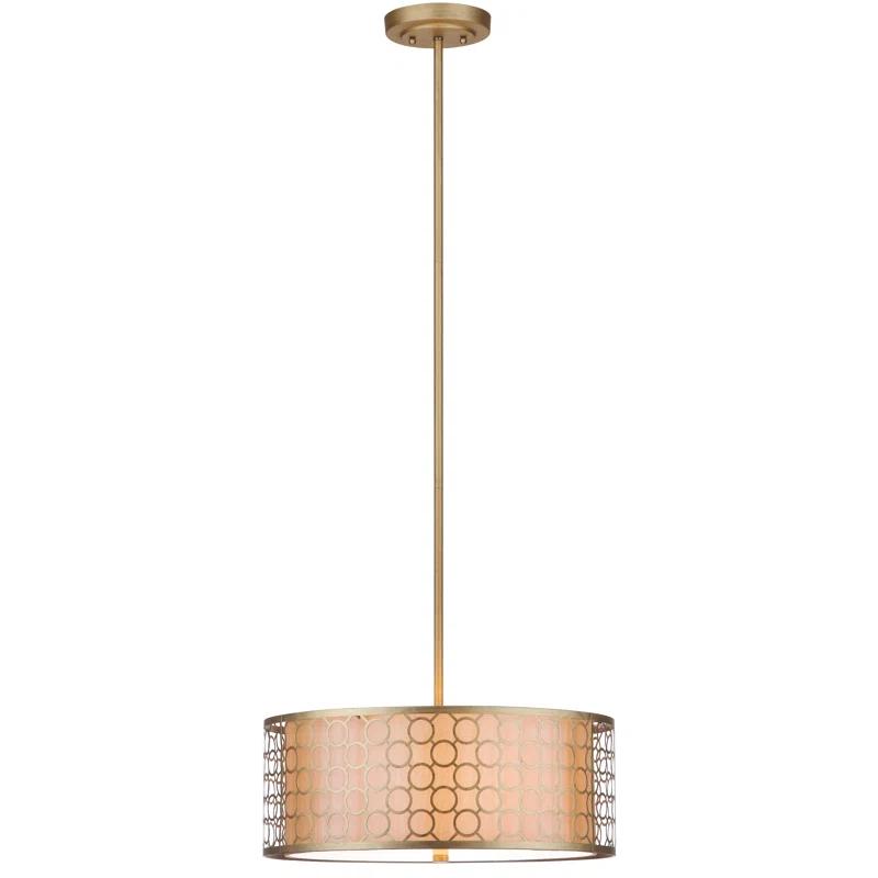 Mercer41 Torpoint 3 - Light Dimmable Drum Chandelier