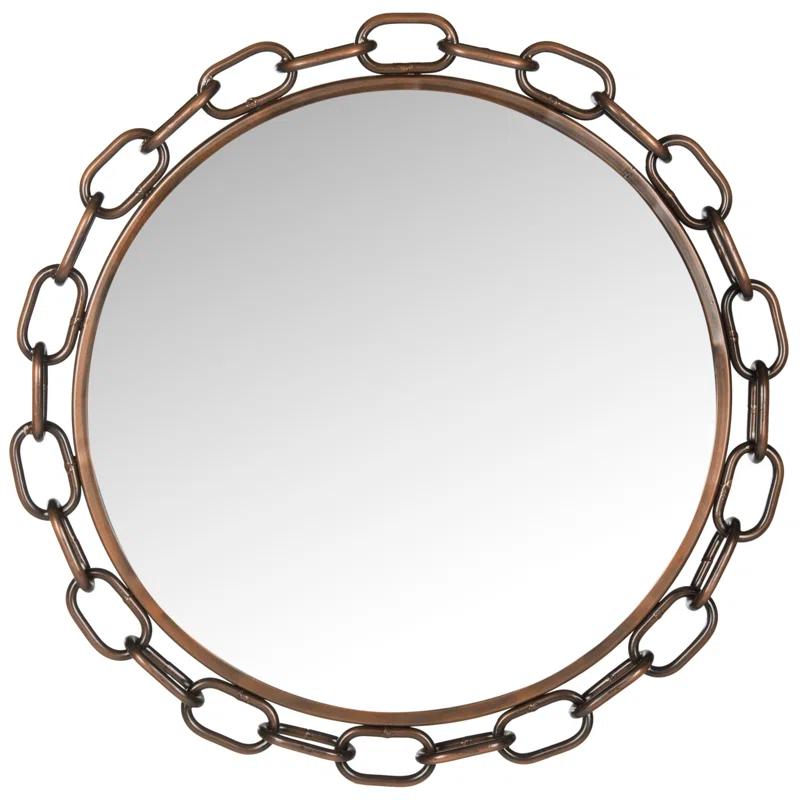 17 Stories Sista Metal Flat Wall Mirror