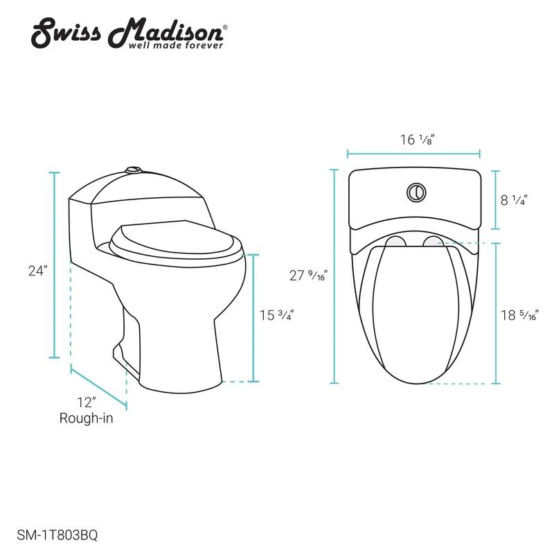 Elegance Bisque Elongated Dual-Flush High-Efficiency Toilet