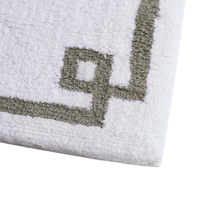 Madison Park 100% Cotton Tufted Bath Rug with Non-Slip Backing