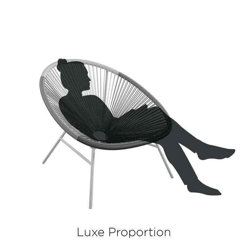 CosmoLiving Avo XL Light Gray Outdoor Lounge Chair Duo