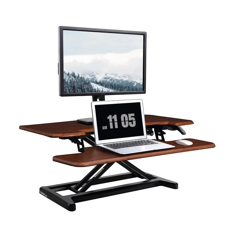 FlexiSpot Desk Converter with Removable Keyboard Tray