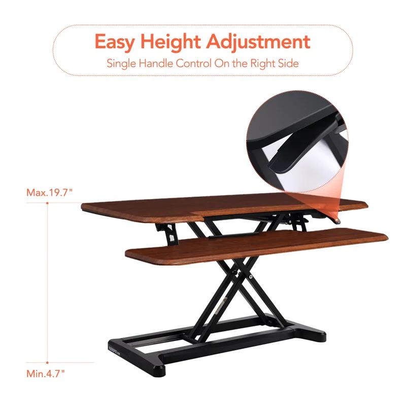 FlexiSpot Desk Converter with Removable Keyboard Tray