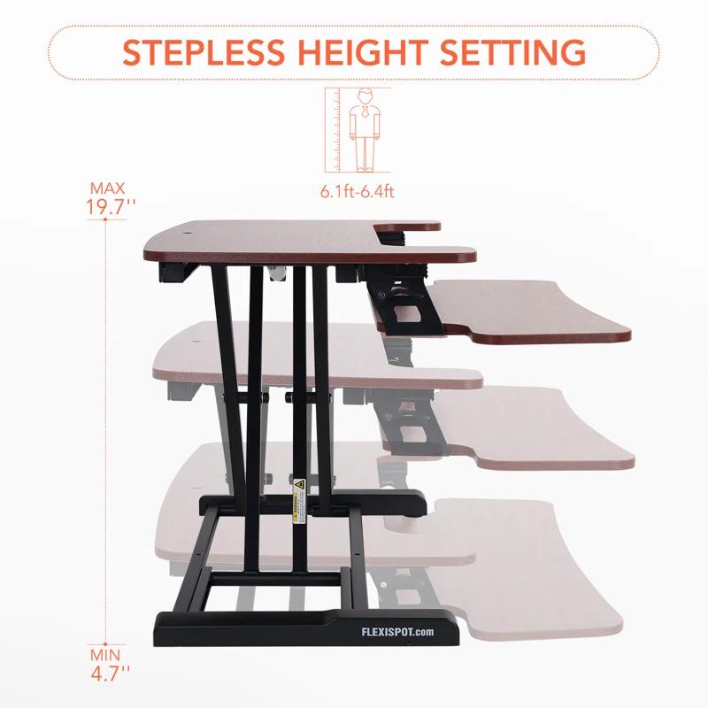 FlexiSpot Desk Converter with Removable Keyboard Tray