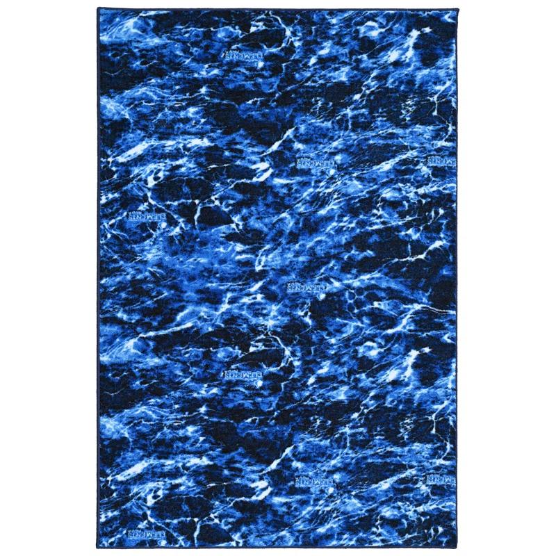 Mossy Oak Elements Aqua Camouflage Rug