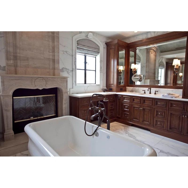 Georgian Era Widespread Lavatory Faucet with Column Spout
