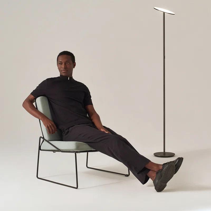 Brightech Sky Industrial 63 in. Dimmable LED Floor Lamp with Adjustable Head