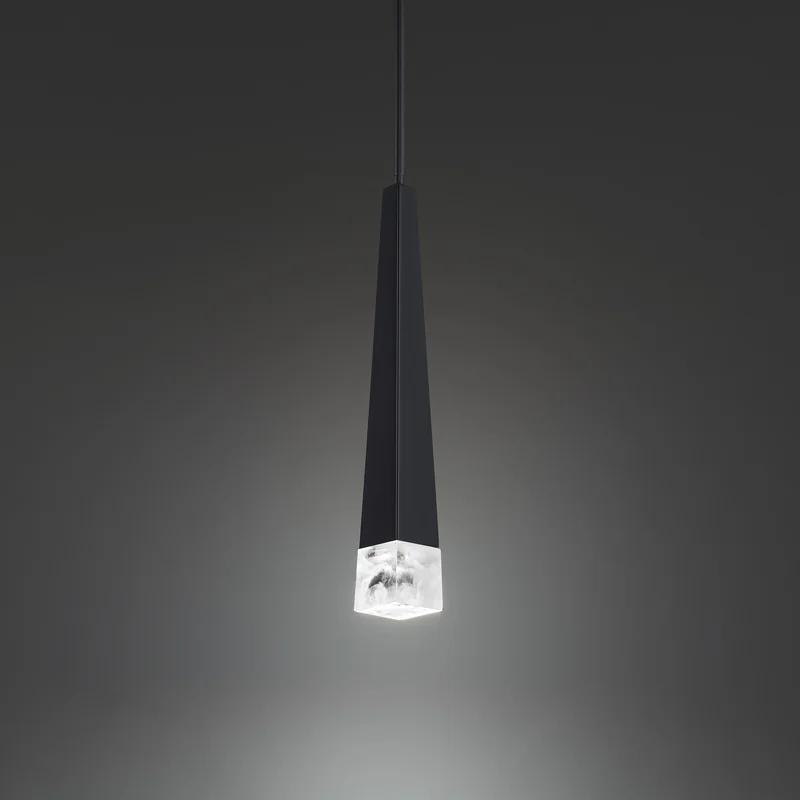 Harper Black Aluminum LED Mini Pendant Light