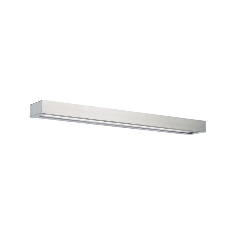 Brushed Nickel 27" Dimmable Outdoor LED Vanity Light