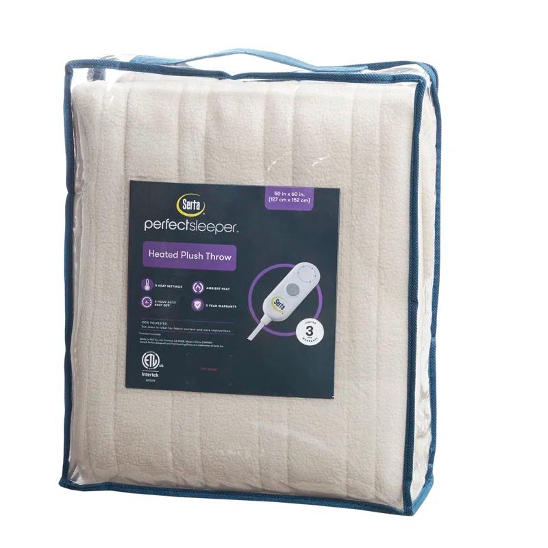 Serta Serta Fleece to Sherpa Heated Throw