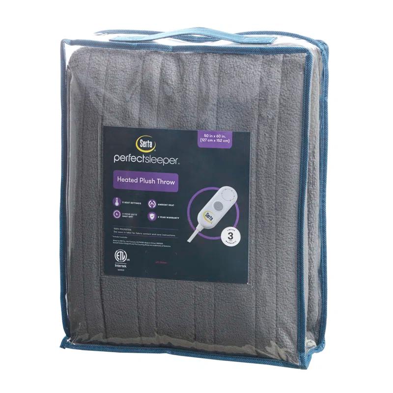 Serta Serta Fleece to Sherpa Heated Throw