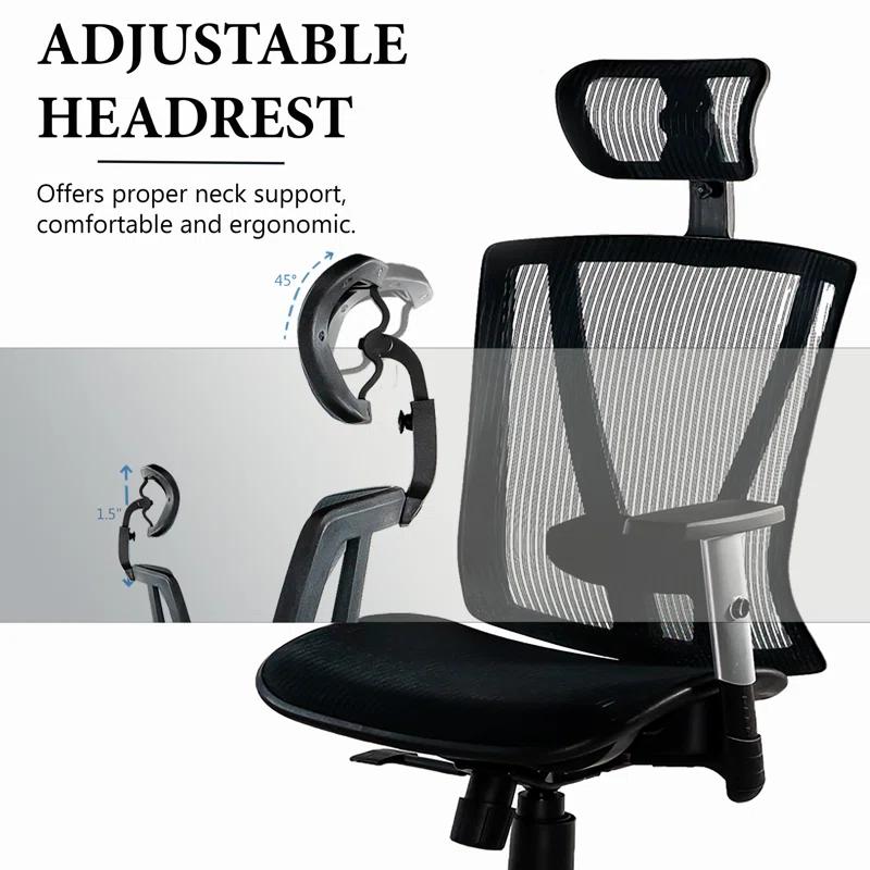 Symple Stuff Stoltenberg Conference Chair with Headrest