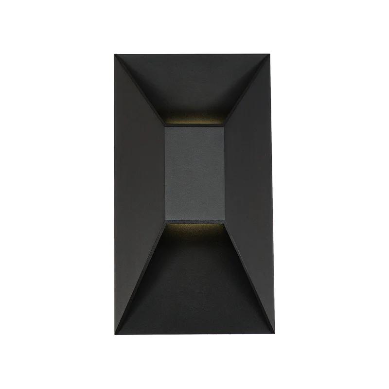 Maglev Dimmable LED Flush Mounted Sconce in Black and Bronze