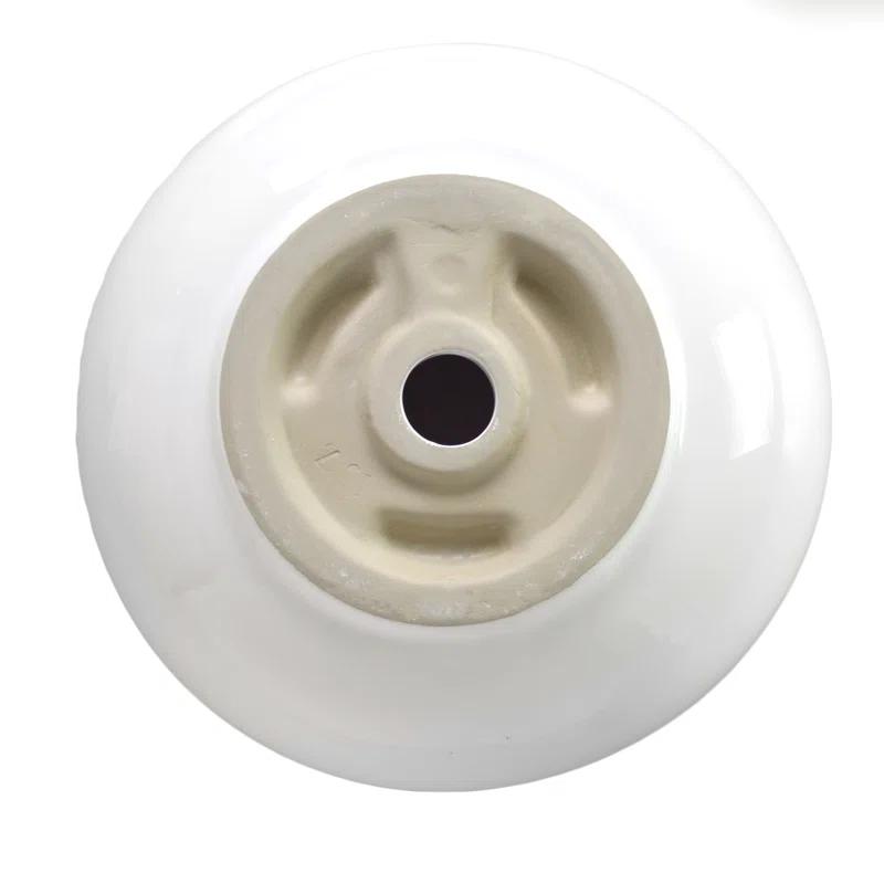 Eisen Home Sutherland 16.93'' White Ceramic Circular Bathroom Sink