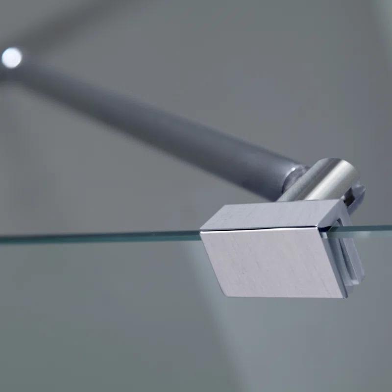 Nautis 32" x 72" Hinged Frameless Shower Door