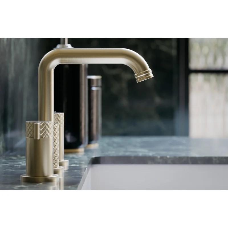 Elegant Tenerife 6" Polished Nickel Widespread Bathroom Faucet