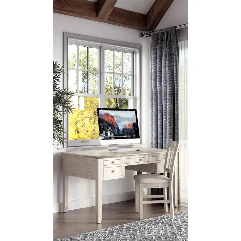 Jofran Rustic Shores Coastal Style Upholstered Desk Chair