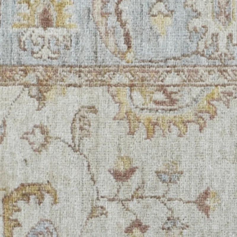GelPro NeverMove Machine Washable Traditional Jordan Oatmeal Area Rug