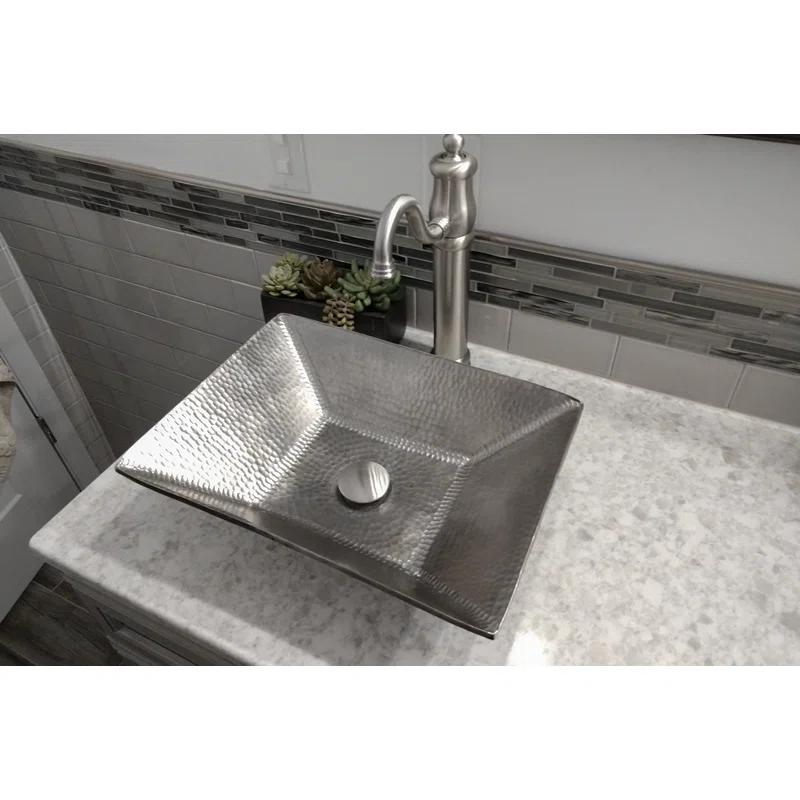 1.5" Non-Overflow Pop-up Bathroom Sink Drain - Brushed Nickel