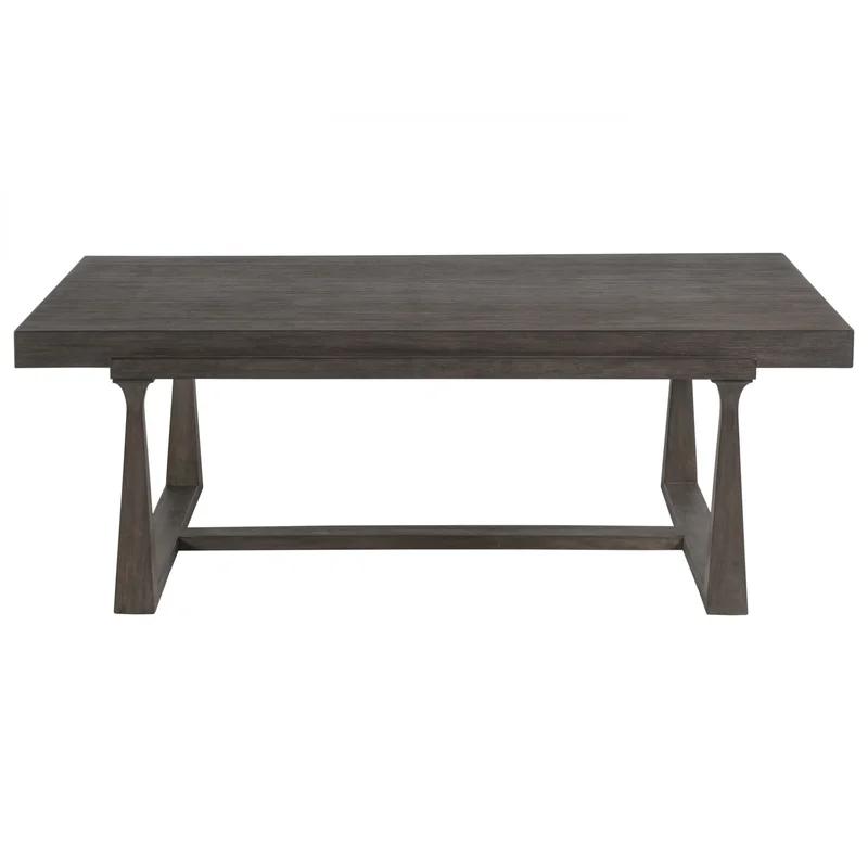 Traditional Warm Medium Brown Mahogany Rectangular Cocktail Table