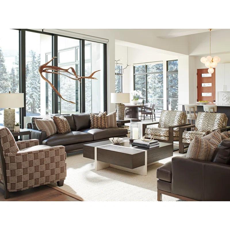 Barclay Butera Upholstery 88'' Leather Sofa