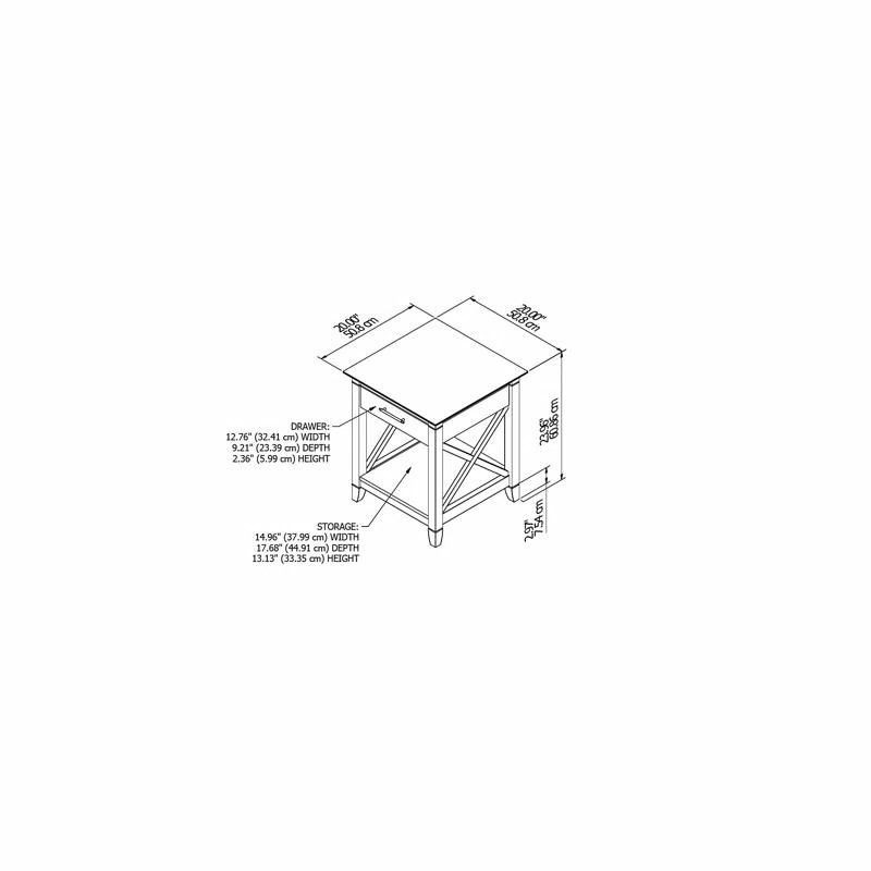 Huckins 1 - Drawer Nightstand