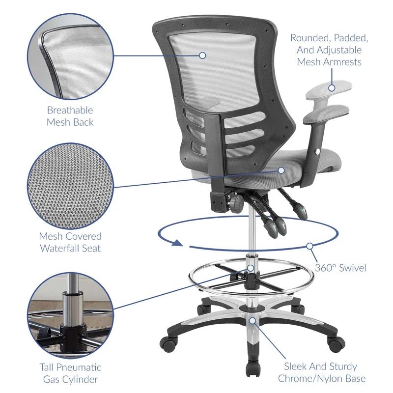 Modway Modway Calibrate Mesh Drafting Chair
