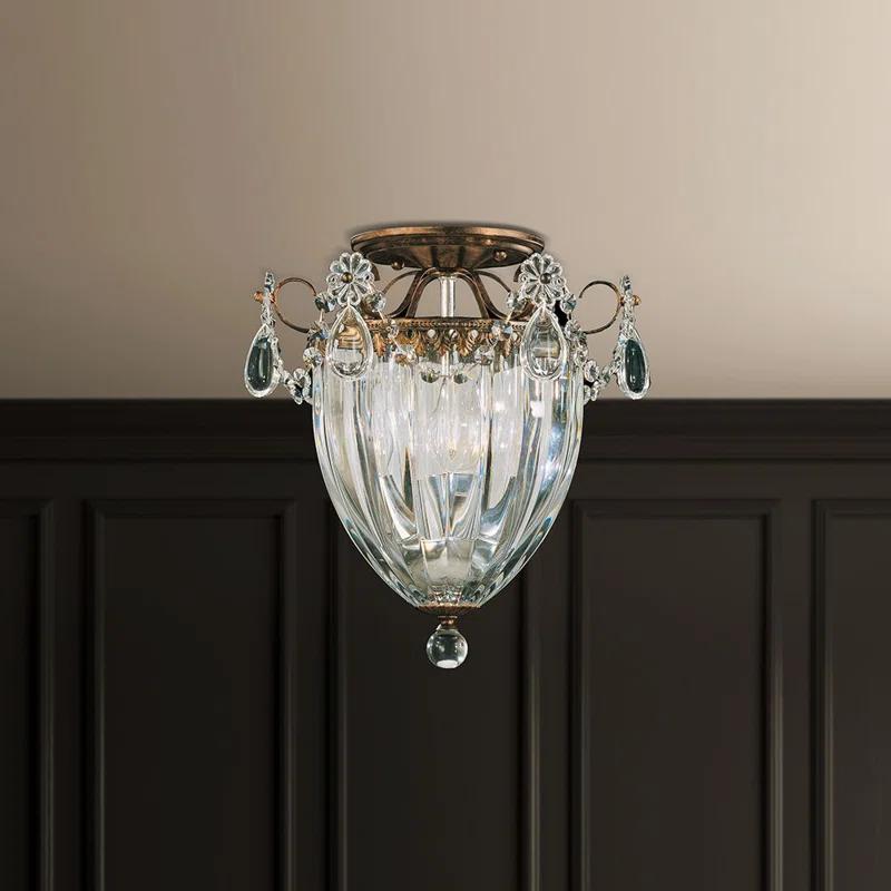 Bagatelle Crystal Semi Flush Mount