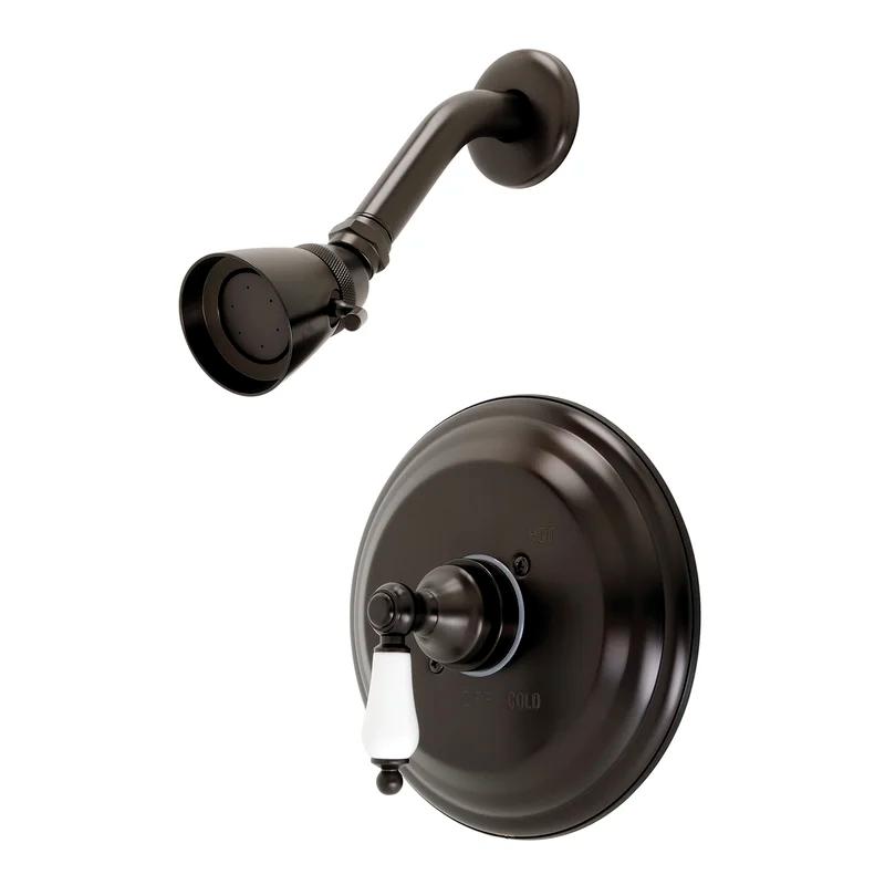Taiwanese Traditional Oil Rubbed Bronze Wall-Mounted Shower Faucet