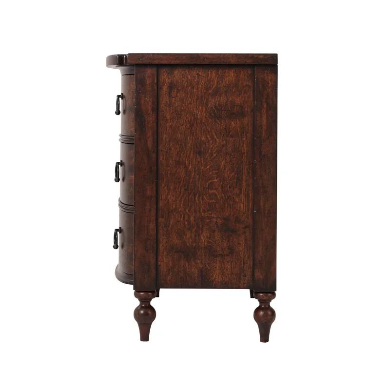 Althorp Living History Reclaimed Oak and Mahogany Nightstand