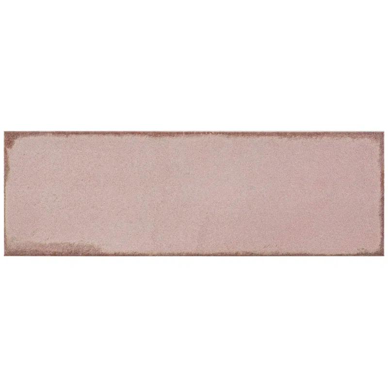 Coronado Polished Pink Ceramic 4x12 Subway Tile