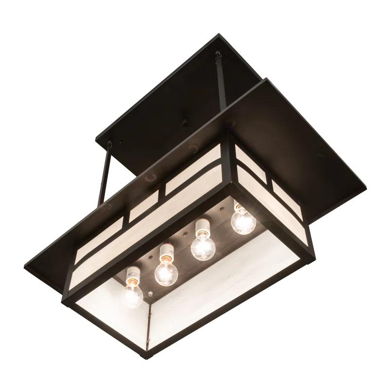4 - Light Kitchen Island Linear Chandelier