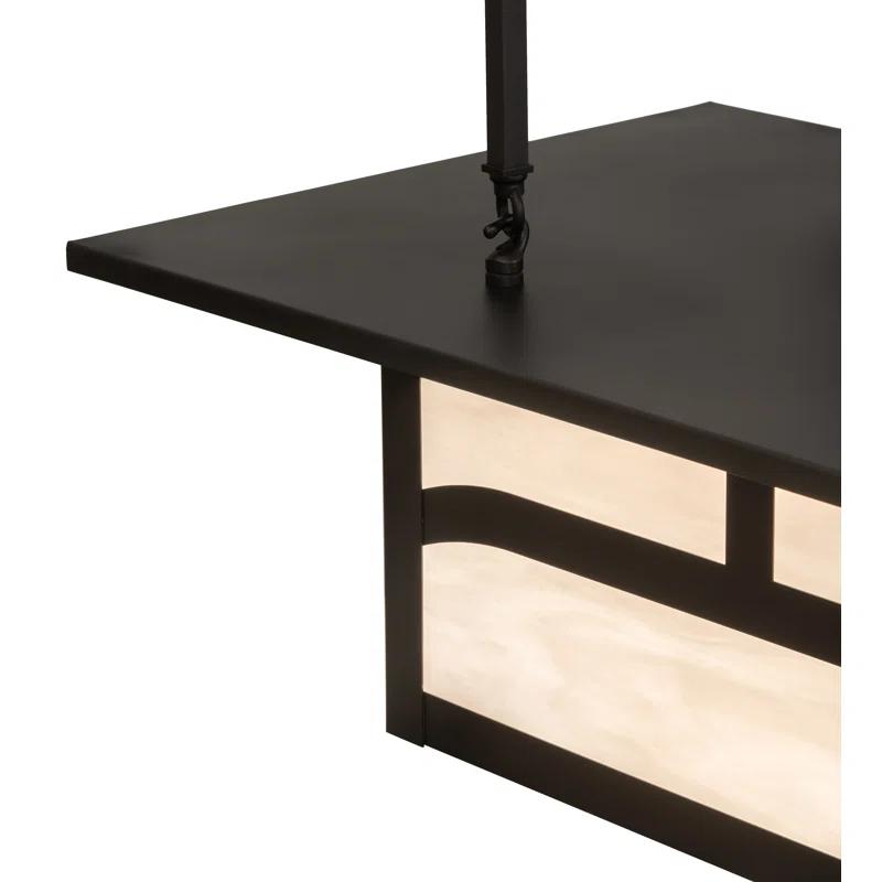 4 - Light Kitchen Island Linear Chandelier