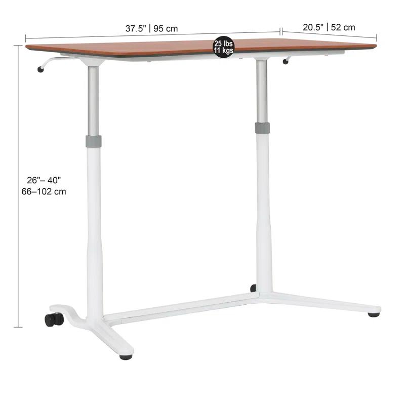 Crandell Adjustable Metal Base Standing Desk
