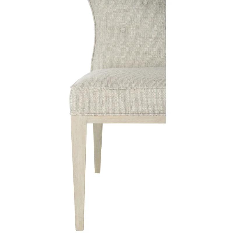 East Hampton 41'' Gray Linen Upholstered Side Chair