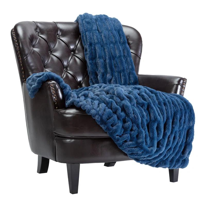 Chanasya Faux Fur Throw