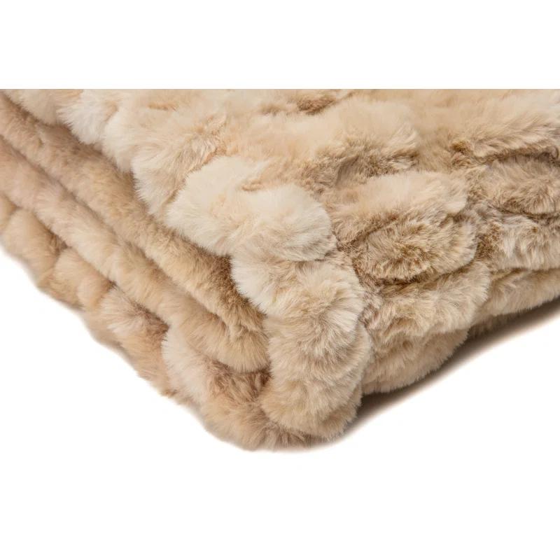 Chanasya Faux Fur Throw