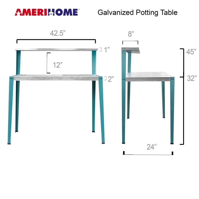 Buffalo Tools 42.5'' W Steel Top Workbench