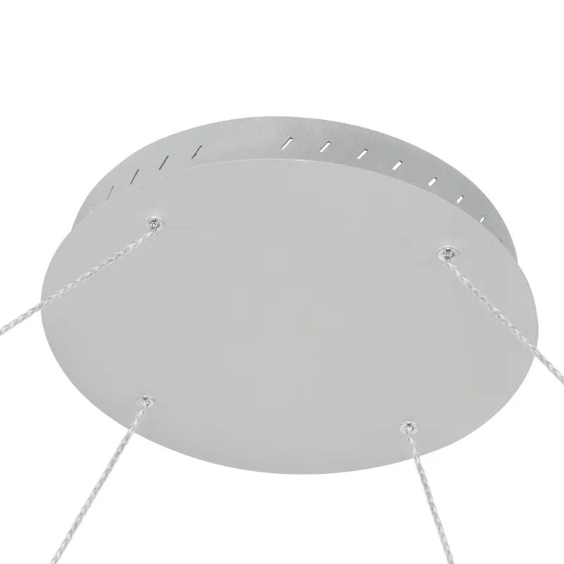 Tania 100-277V ETL Certified Integrated LED Height Adjustable Ring Chandelier