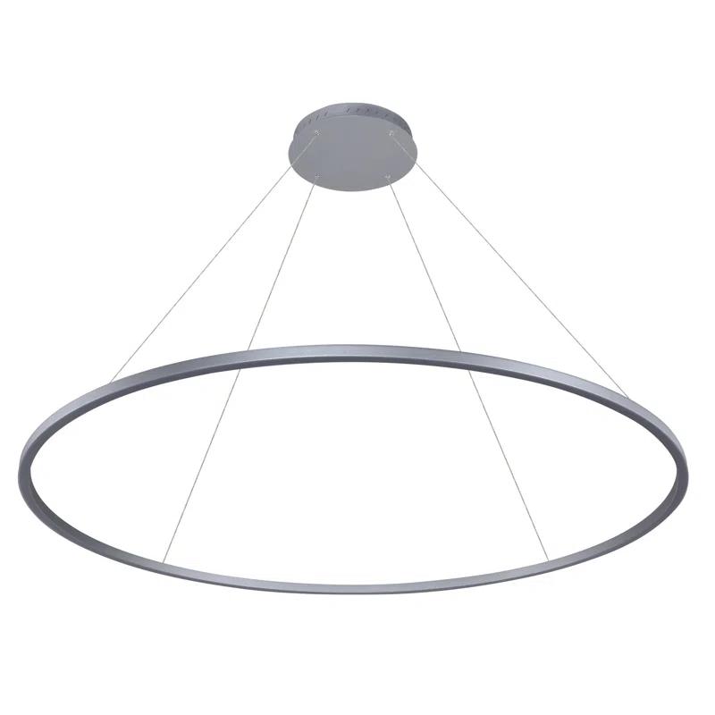 Tania 100-277V ETL Certified Integrated LED Height Adjustable Ring Chandelier