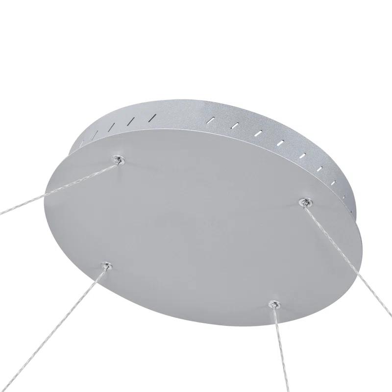 Tania 100-277V ETL Certified Integrated LED Height Adjustable Ring Chandelier