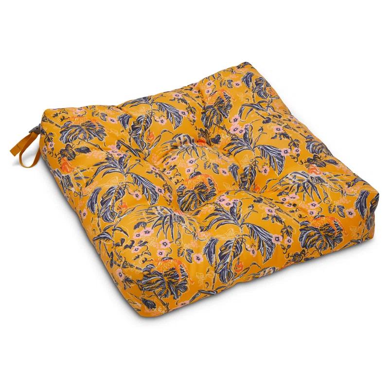 Vera Bradley Vera Bradley by Classic Accessories Water-Resistant Patio Chair Cushions (Set of 2)