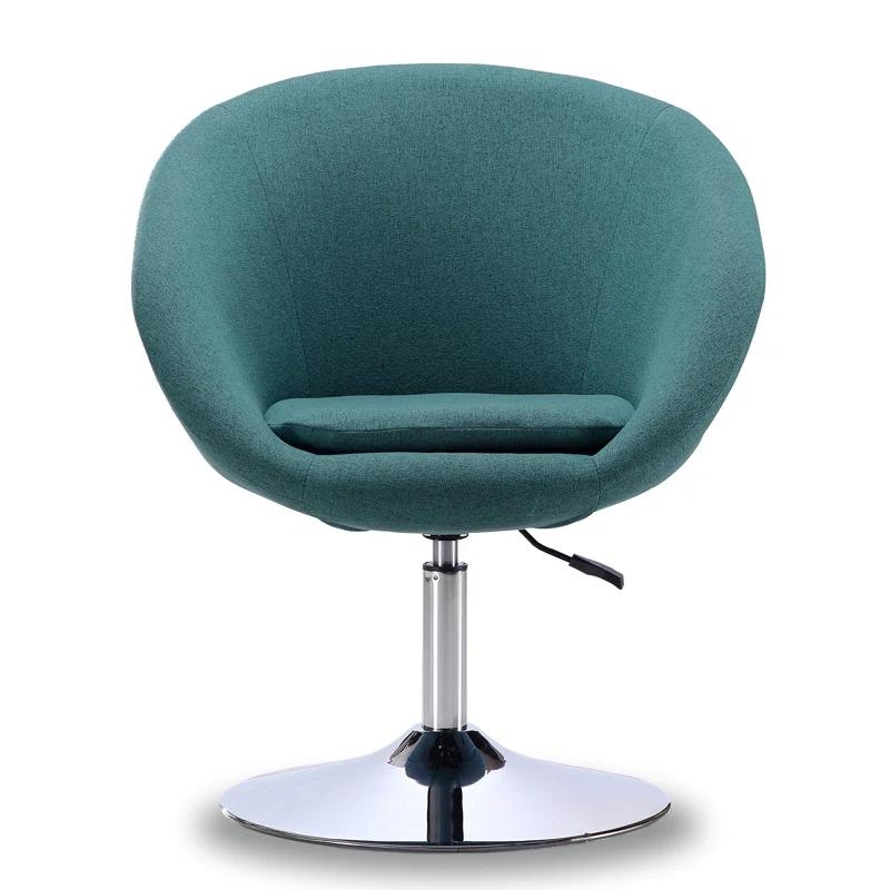 Sior Upholstered Swivel Barrel Chair
