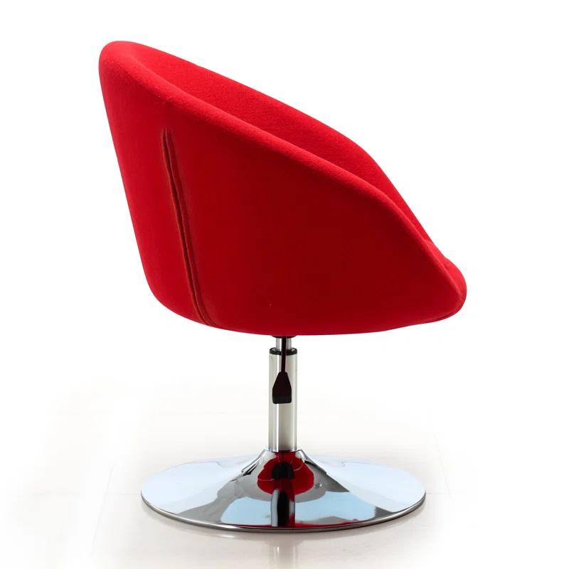 Ivy Bronx Sior Upholstered Swivel Barrel Chair