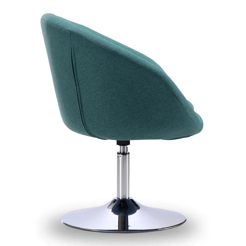 Sior Upholstered Swivel Barrel Chair